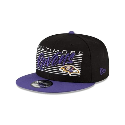 Sapca New Era Baltimore Ravens NFL Retro 9FIFTY Snapback - Negrii